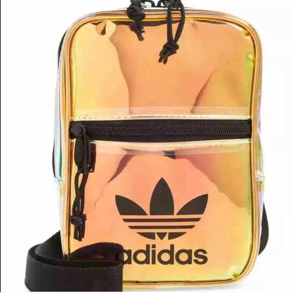 adidas Handbags - ADIDAS iridescent holographic cross body bag NWT
